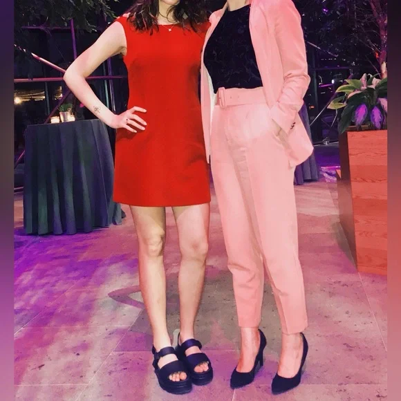 Zara Women's Pink Pant Suit: Blazer + Pants 2-Piece Set (M) - Picture 8 of 8